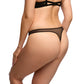 Victresse G-string - Black/Chartreuse
