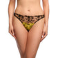 Victresse G-string - Black/Chartreuse