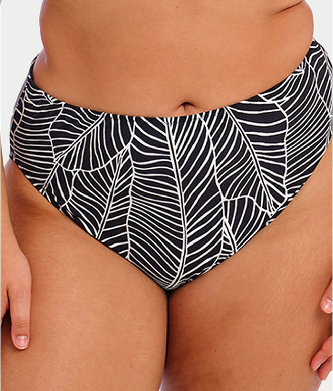Kata Beach Mid-Rise Bikini Bottom - Black