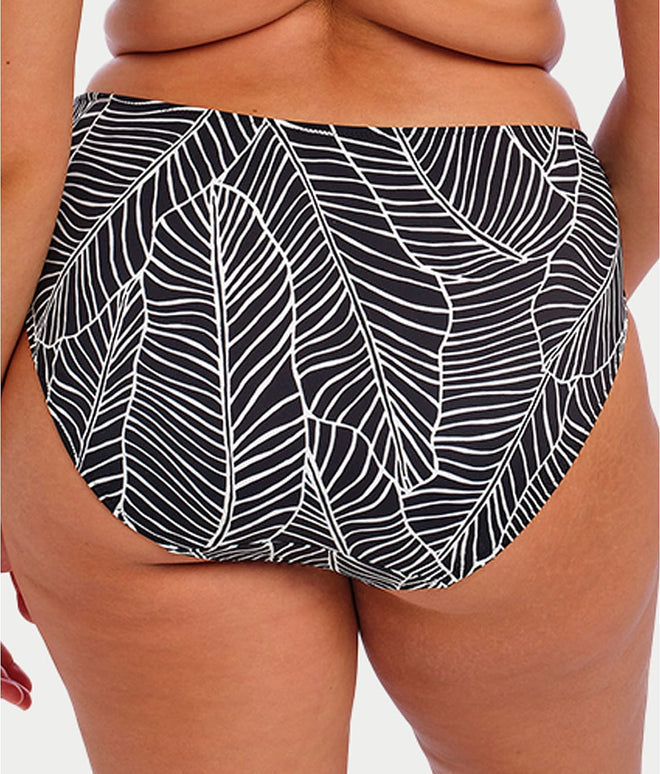 Kata Beach Mid-Rise Bikini Bottom - Black