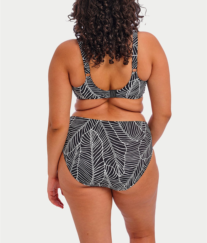 Kata Beach Mid-Rise Bikini Bottom - Black