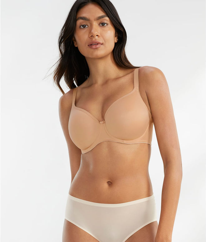 Smoothing Balcony Bra - Nude