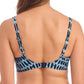 Kotu Underwire Gathered Full Cup Bikini Swim Top - Ink