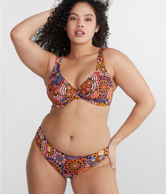 Santiago Nights High Apex Bikini Top - Multi