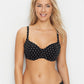 Jewel Cove Sweetheart Bikini Top - Black