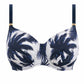 Carmelita Avenue Underwired Full Cup Bikini Top - French Navy
