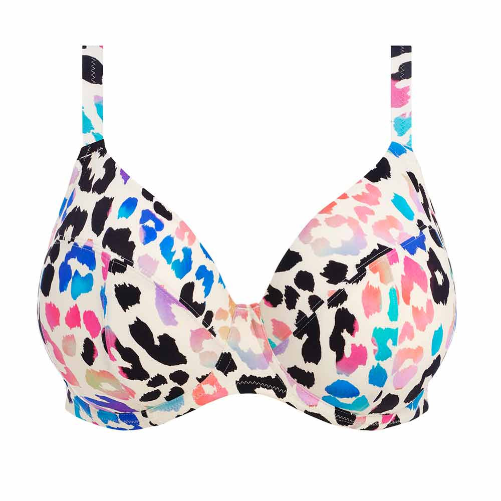 Party Bay Plunge Underwire Bikini Top - Multi