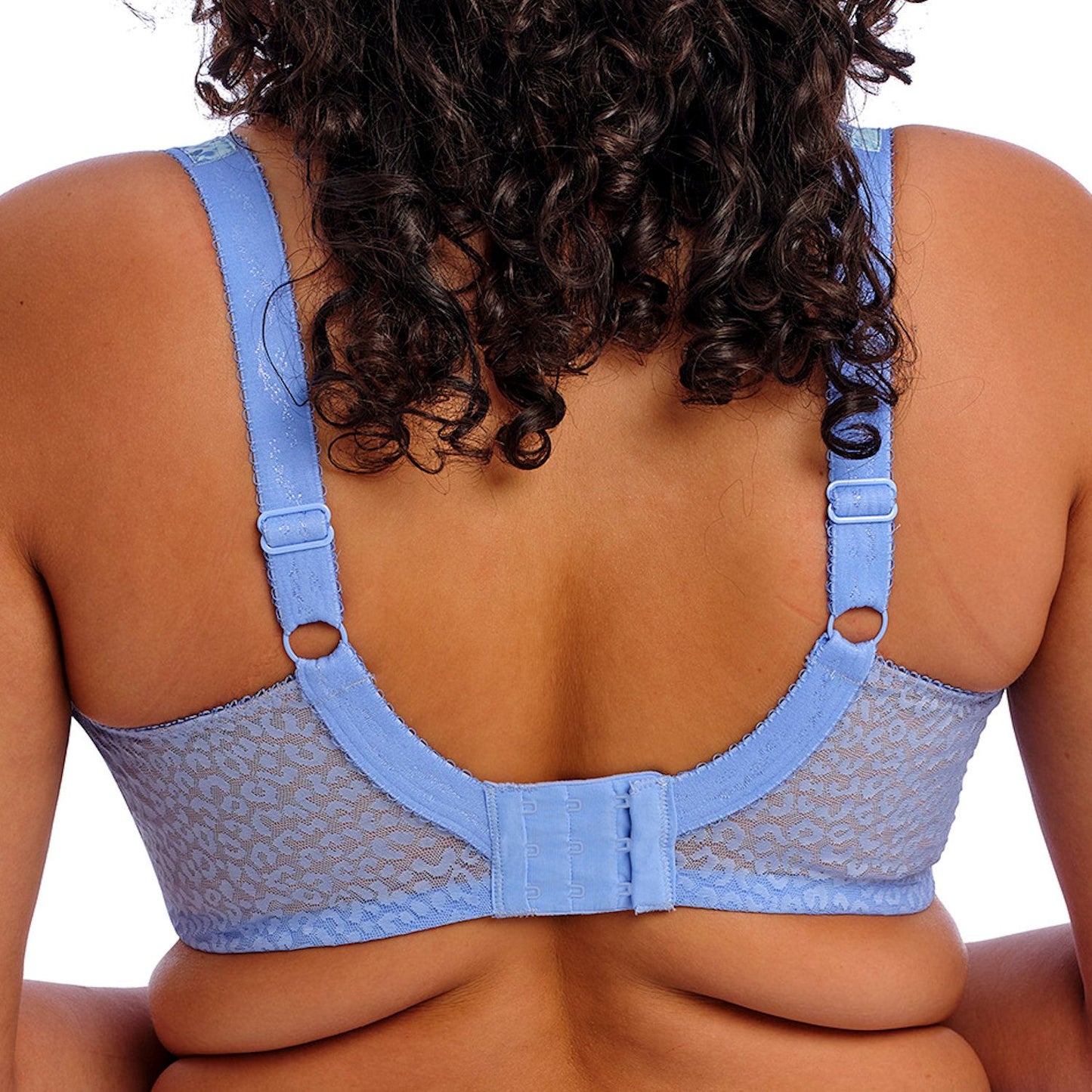 Lucie Stretch Plunge Bra - Cornflower