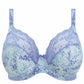 Lucie Stretch Plunge Bra - Cornflower