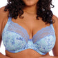 Lucie Stretch Plunge Bra - Cornflower