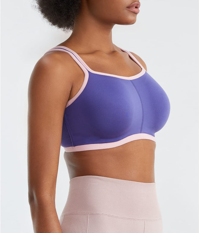 Power Yogi Sports Bra - Dewberry/Blossom