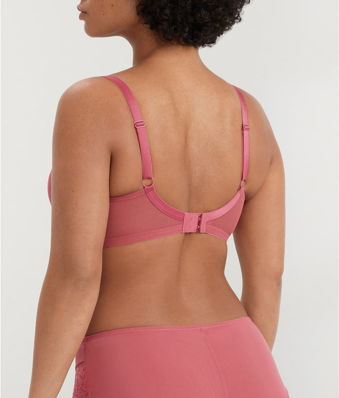 Ana Plunge Bra- Berry Pink