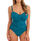 Ottawa Twist Front Tankini Top - Petrol