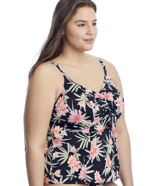 Dark Tropics Tankini Top