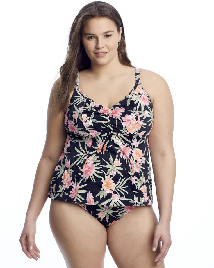 Dark Tropics Tankini Top
