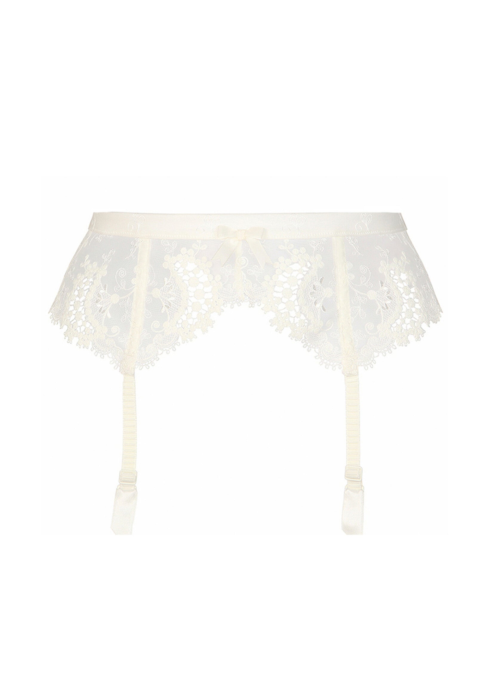 Wish Garter Belt - Natural Ivory Belle Mode Intimates Wish Garter Belt - Natural Ivory Belle Mode Intimates
