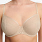 Parisian Allure Unlined Plunge Bra - Nude Sand COLOR WU?