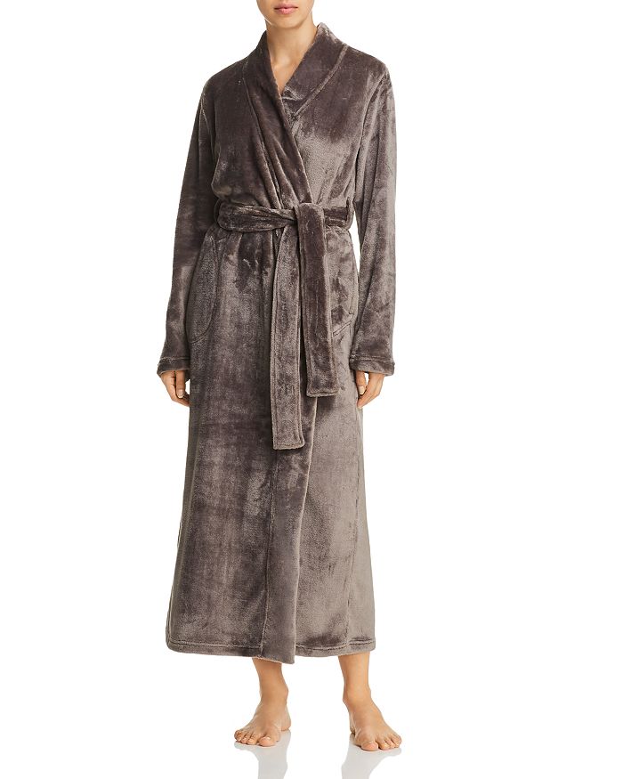 UGG Marlow Double Fleece Long Robe Charcoal