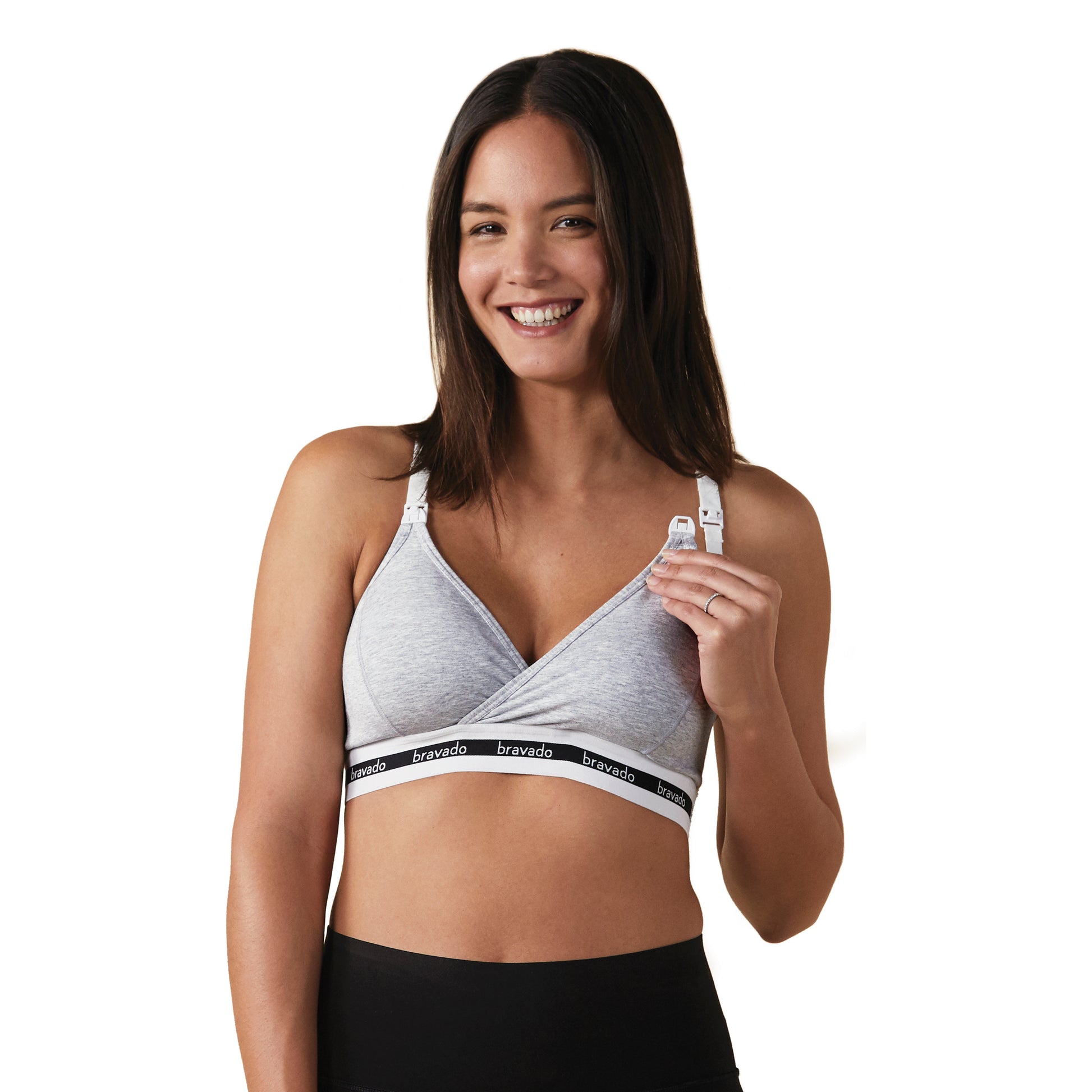 Bravado Designs Original Nursing Bra Dove Heather – Belle Mode Intimates