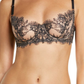 Skarlett Blue Entice Balconette Bra in Black/Nylon