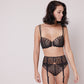 Implicite Paris Taboo Lace Demi Bra Black