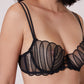 Implicite Paris Taboo Lace Demi Bra Black