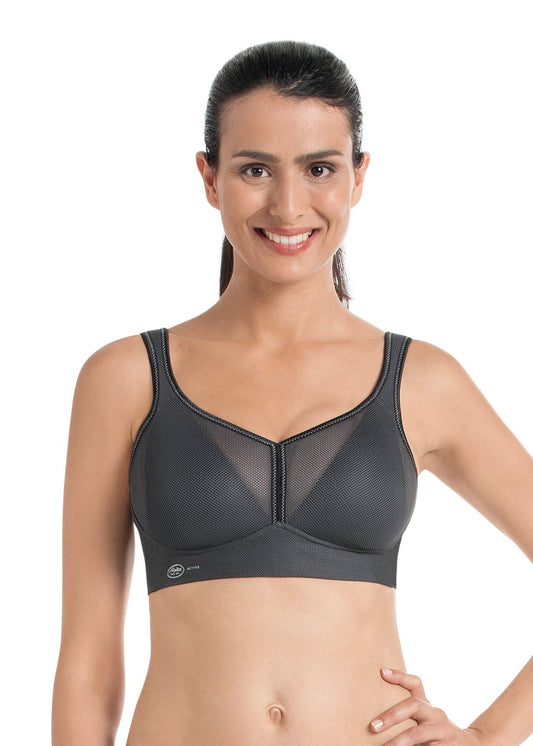 Anita Air Control Delta Pad Sports Bra Anthracite