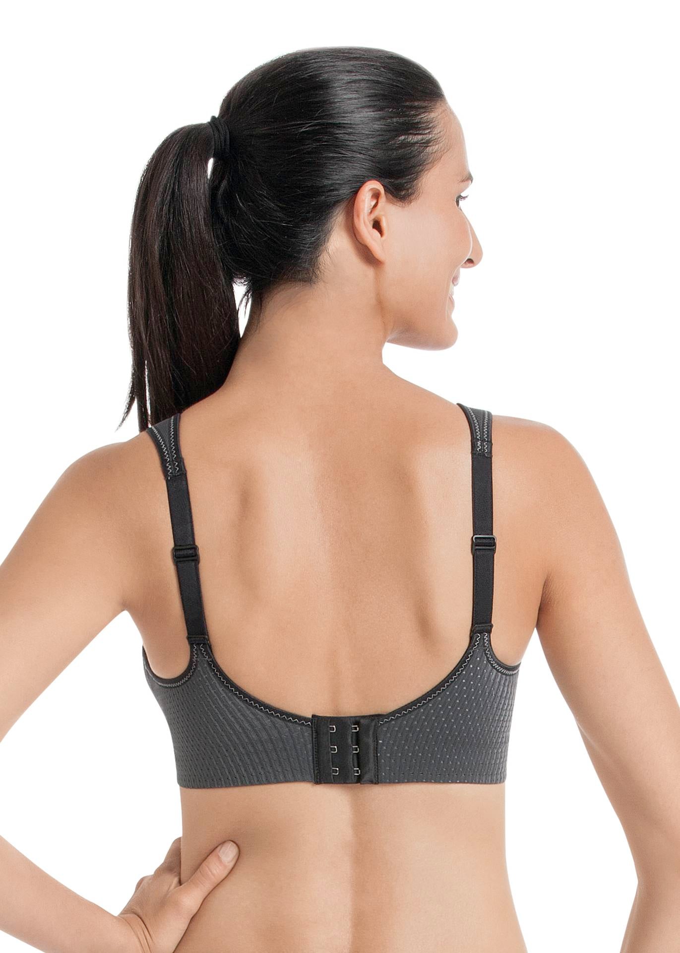 Anita Air Control Delta Pad Sports Bra Anthracite – Belle Mode Intimates