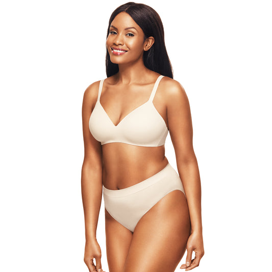 Wacoal How Perfect Contour Wire Free Bra Nude