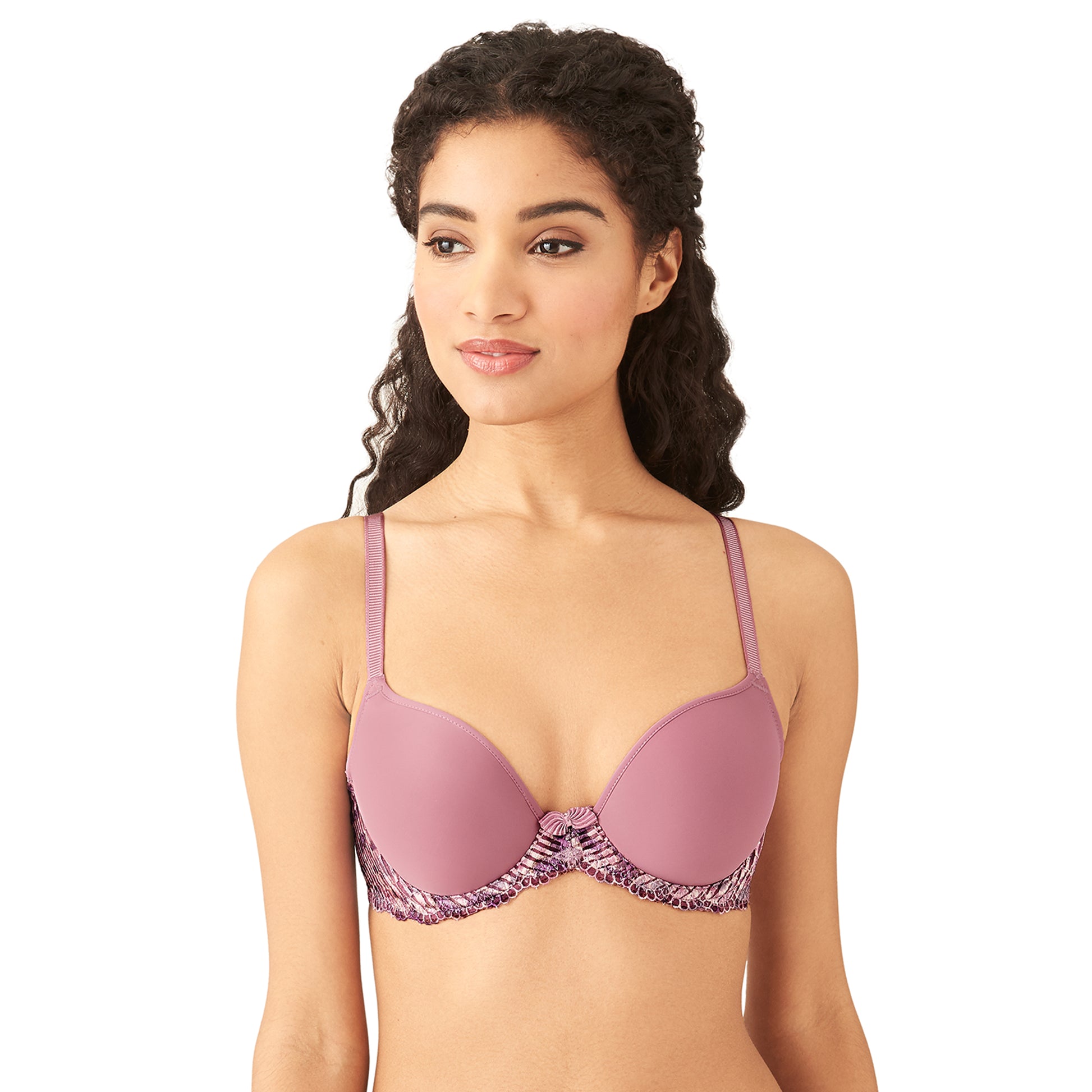 Wacoal La Femme Contour Underwire Bra Dusky Orchid – Belle Mode