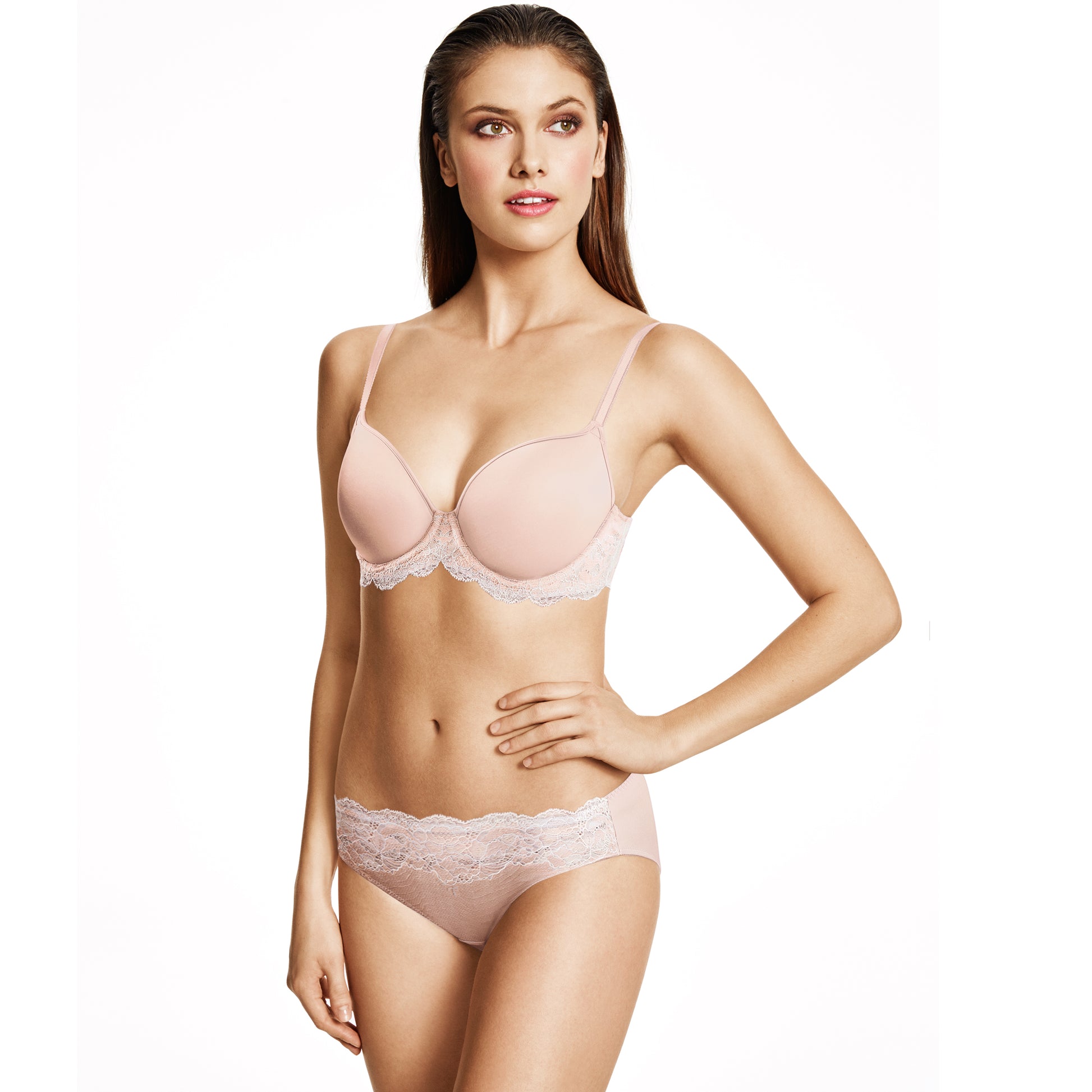 Wacoal Lace Affair Contour Bra Rose Dust/Angel Wing