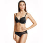 Wacoal Lace Affair Contour Bra Black/Graphite