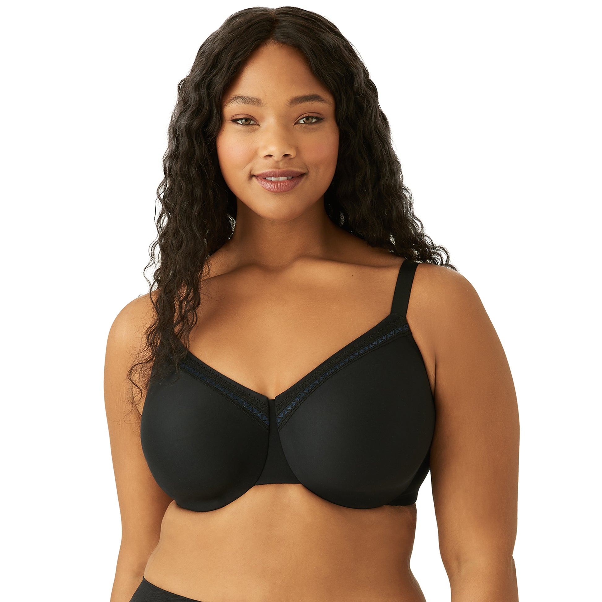 Wacoal Perfect Primer Unlined Minimizer Bra Black – Belle Mode