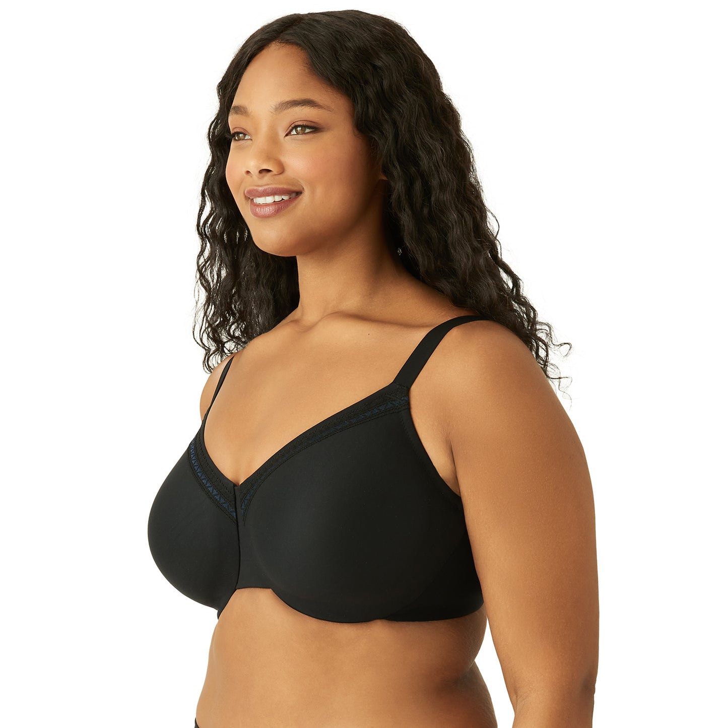 Wacoal Perfect Primer Unlined Minimizer Bra Black