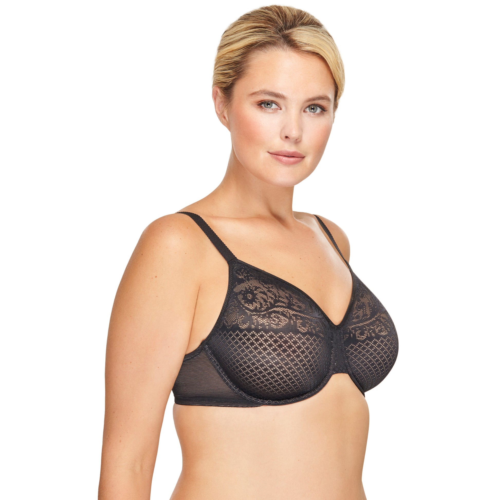 Wacoal Visual Effects Minimizer Underwire Bra Black – Belle Mode Intimates