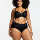 Montelle Pure Plus Full Coverage Contour Underwire Bra Black