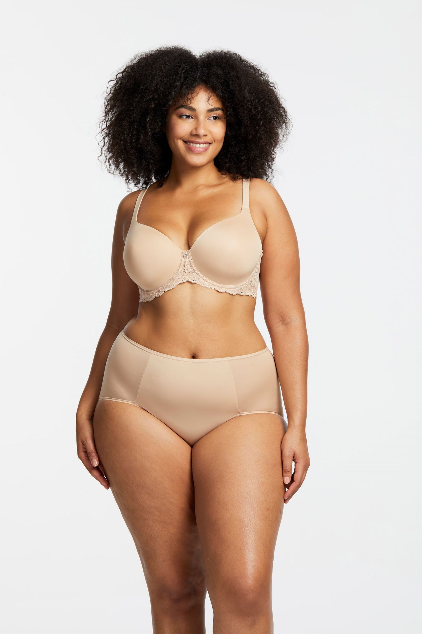 Montelle Pure Plus Full Coverage Contour Underwire Bra Nude