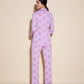 Cosabella Bella Long Sleeve Top & Pant PJ Set Neela Flower Elephant