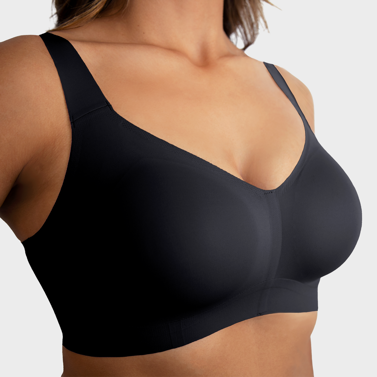 Evelyn & Bobbie Wire Free Beyond Bra in Himalayan Salt