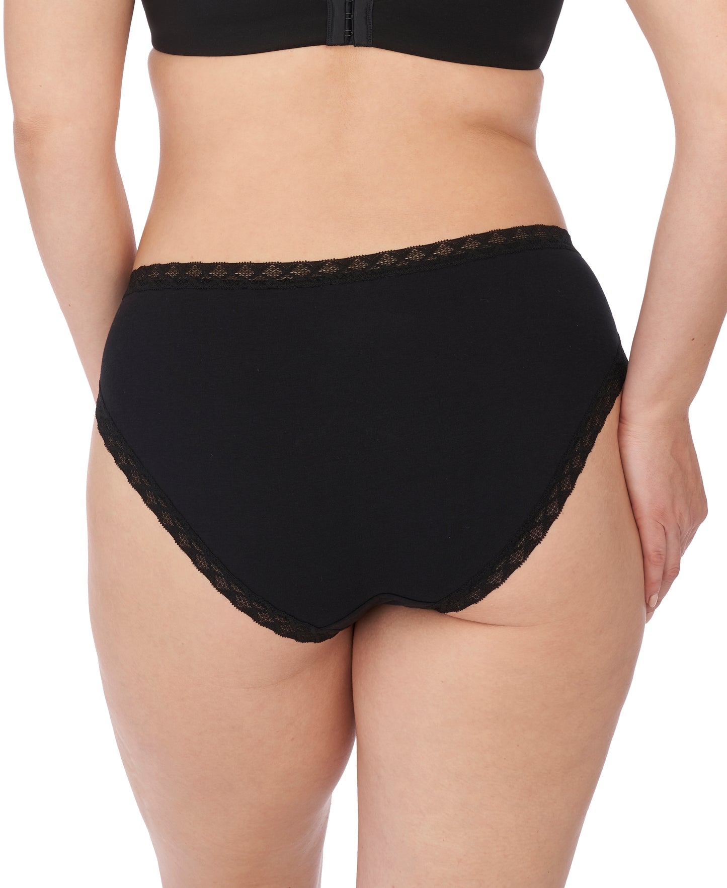 Natori Bliss Cotton French Brief Black