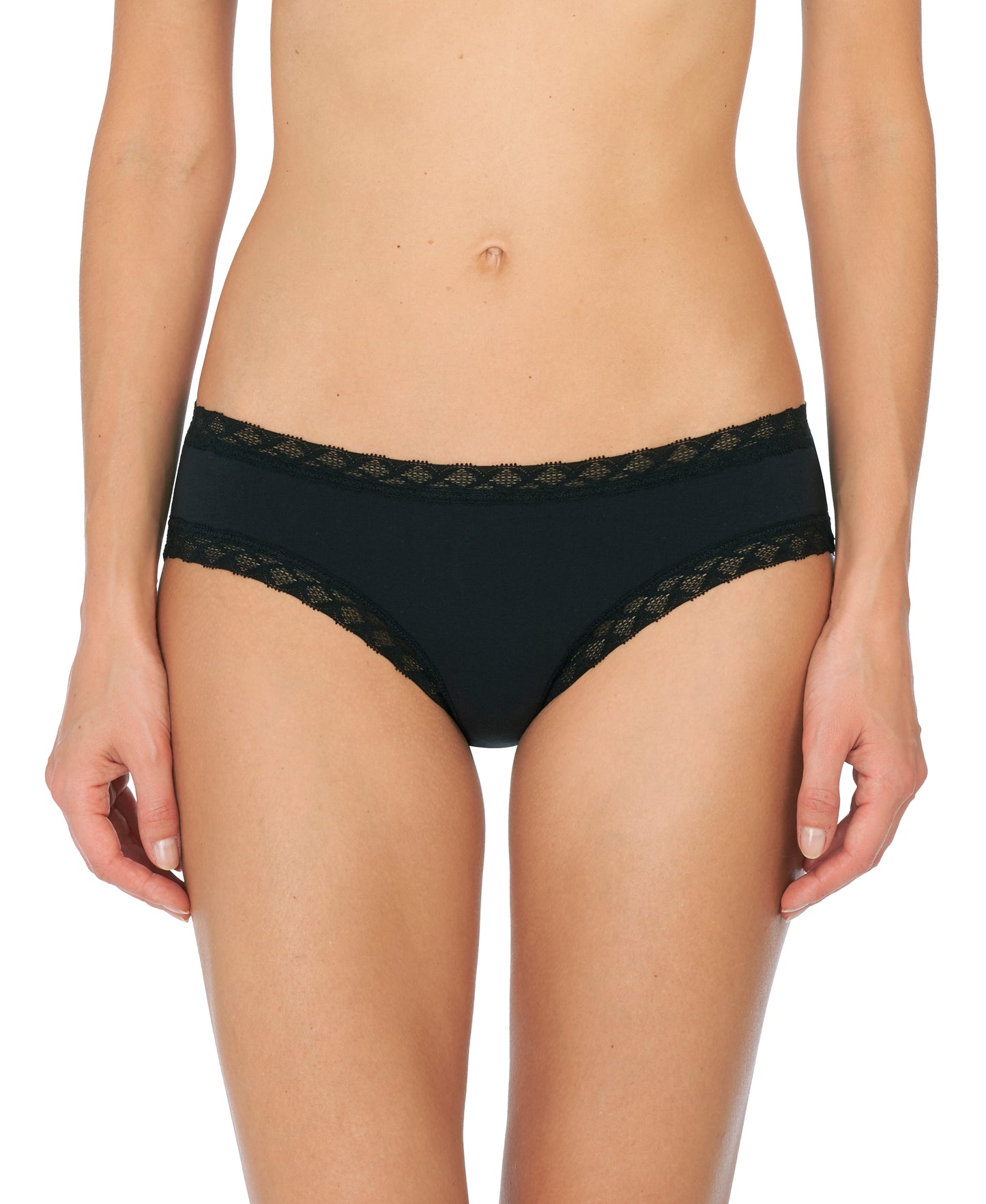 Natori Bliss Cotton Hipster Black