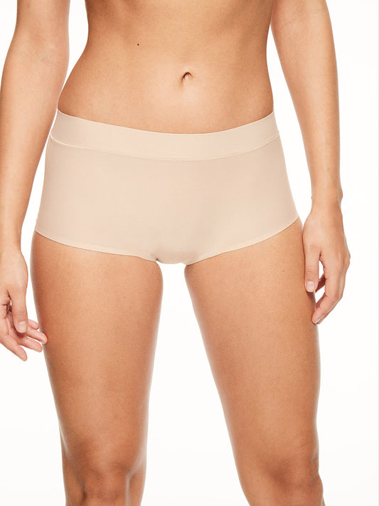 Chantelle Seamless Soft Stretch Boyshort Nude