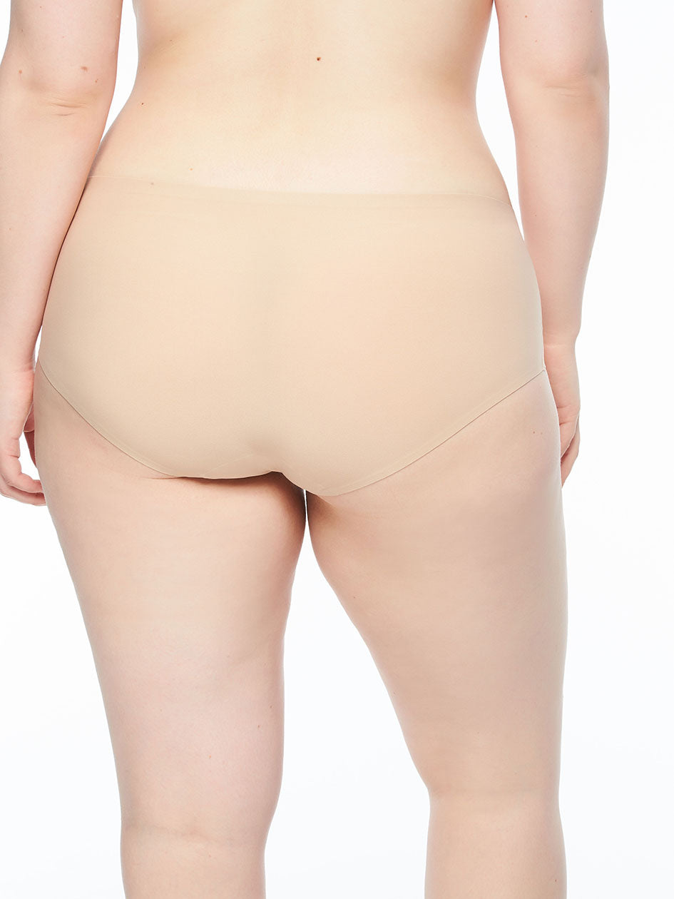 Chantelle Plus Size Seamless Soft Stretch Hipster Nude