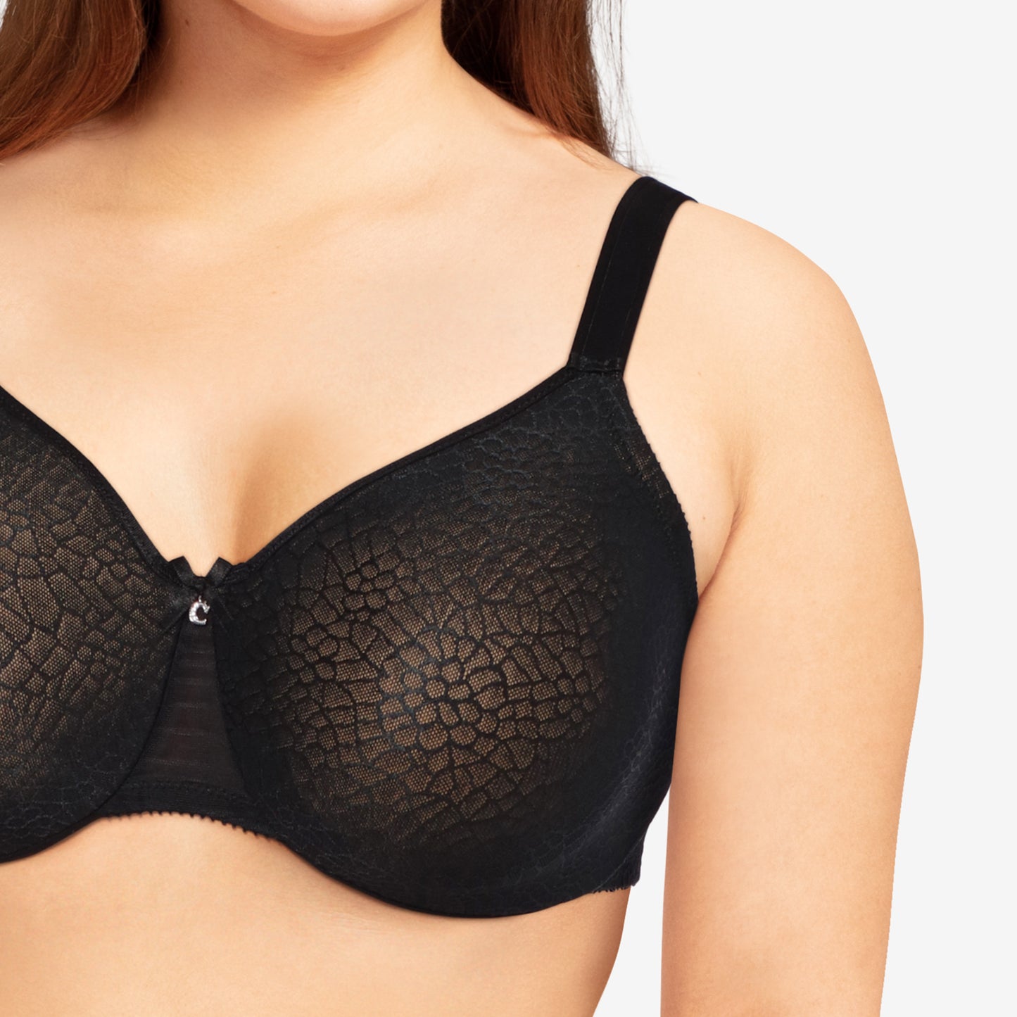 Chantelle C Magnifique Seamless Unlined Minimizer Bra Black