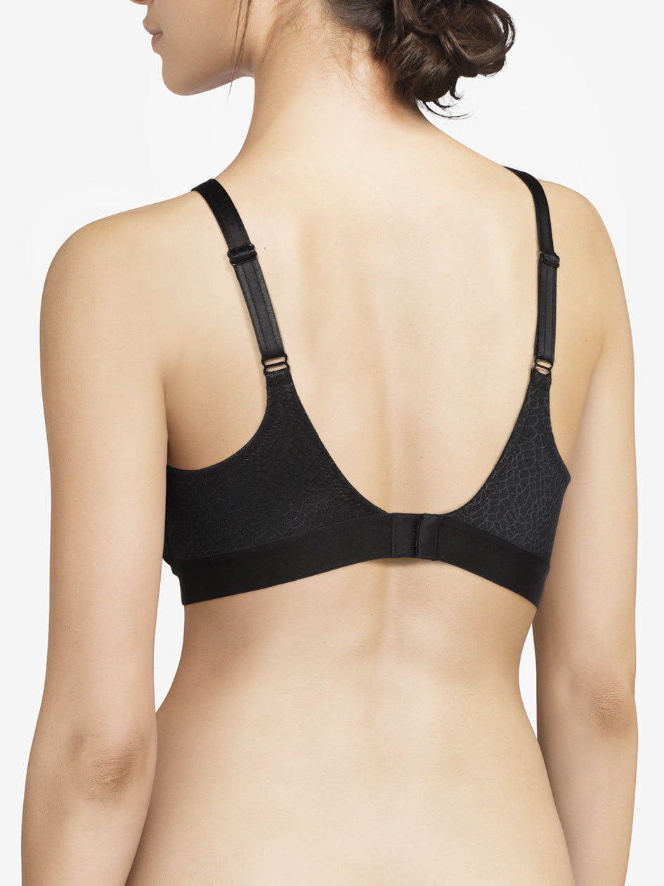 Chantelle C Magnifique Wire Free Bra Black – Belle Mode Intimates