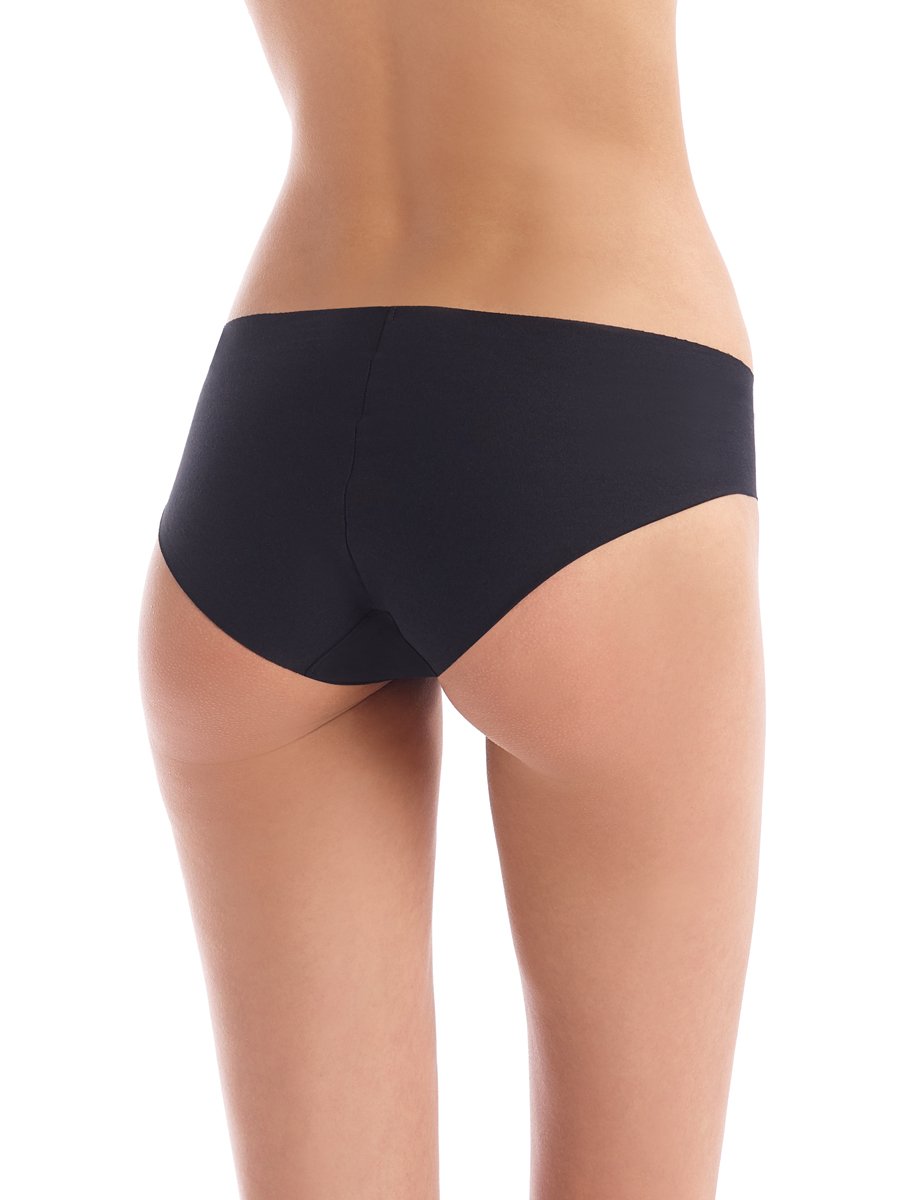 Commando Cotton No Show Bikini Black – Belle Mode Intimates