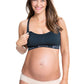 Cake Maternity Cotton Candy Sleep & Yoga Nursing Bra Black