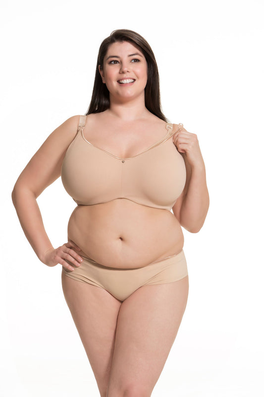 Cake Maternity Croissant Flexi Underwire Nursing Bra Beige