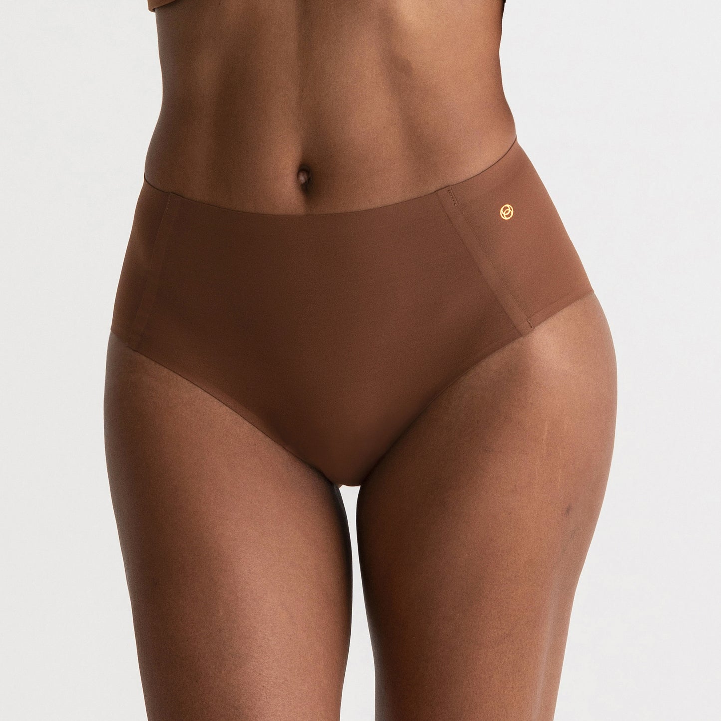 Evelyn & Bobbie High Waisted Retro Bikini Clay