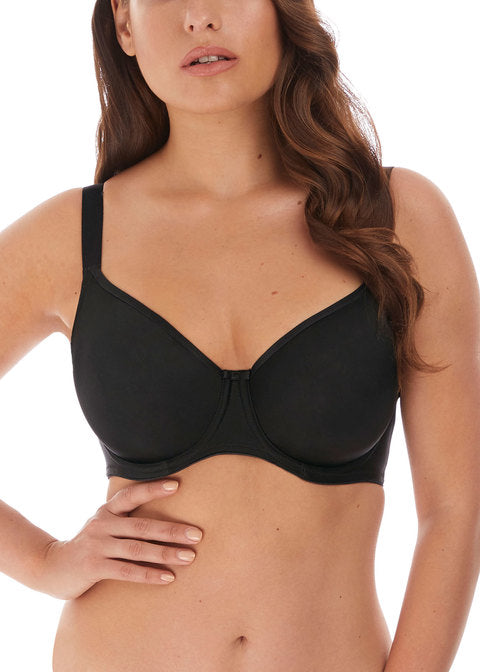 Fantasie Smoothing Softcup Bra Black